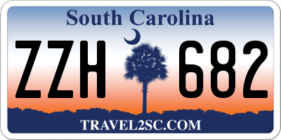 SC license plate ZZH682