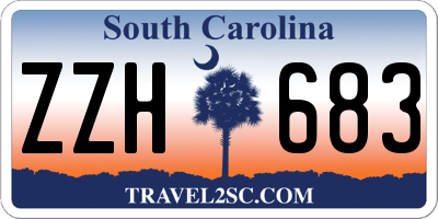 SC license plate ZZH683