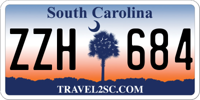 SC license plate ZZH684