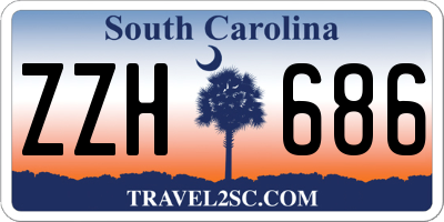 SC license plate ZZH686