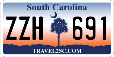 SC license plate ZZH691