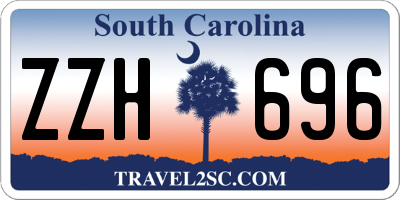 SC license plate ZZH696