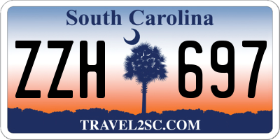 SC license plate ZZH697