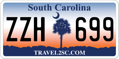 SC license plate ZZH699