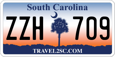 SC license plate ZZH709