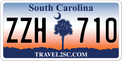 SC license plate ZZH710