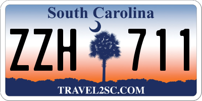 SC license plate ZZH711
