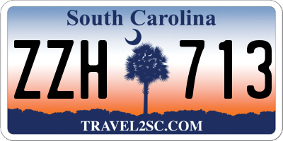 SC license plate ZZH713