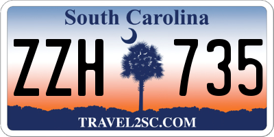 SC license plate ZZH735