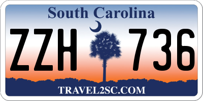 SC license plate ZZH736