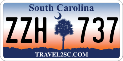 SC license plate ZZH737