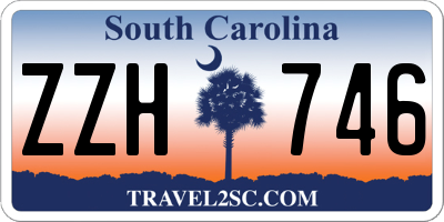 SC license plate ZZH746