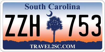 SC license plate ZZH753