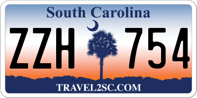SC license plate ZZH754