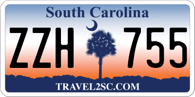 SC license plate ZZH755