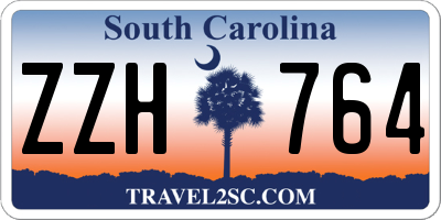 SC license plate ZZH764