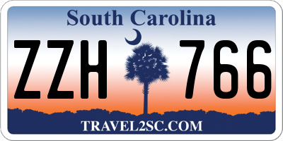 SC license plate ZZH766