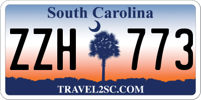 SC license plate ZZH773