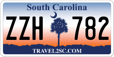 SC license plate ZZH782