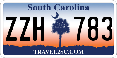 SC license plate ZZH783