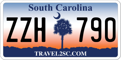 SC license plate ZZH790