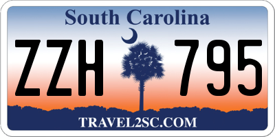 SC license plate ZZH795