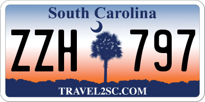SC license plate ZZH797