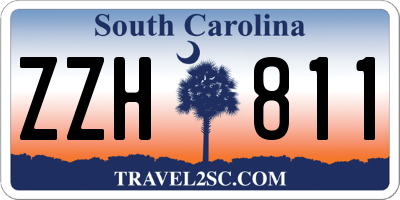 SC license plate ZZH811