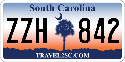 SC license plate ZZH842