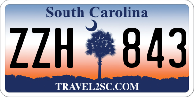 SC license plate ZZH843