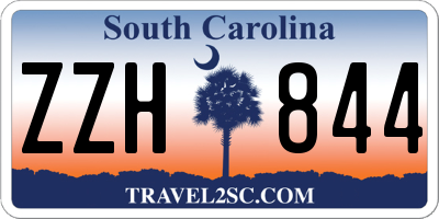 SC license plate ZZH844