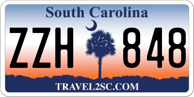 SC license plate ZZH848