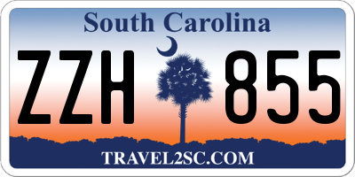 SC license plate ZZH855