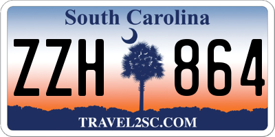 SC license plate ZZH864