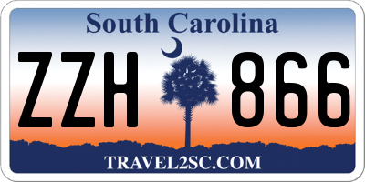 SC license plate ZZH866