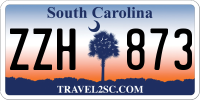 SC license plate ZZH873
