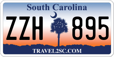 SC license plate ZZH895