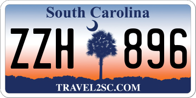 SC license plate ZZH896