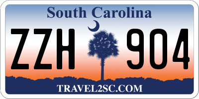 SC license plate ZZH904