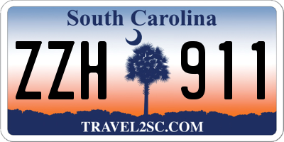 SC license plate ZZH911