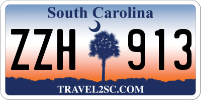 SC license plate ZZH913