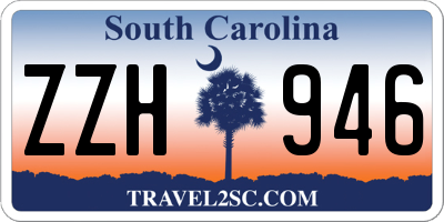 SC license plate ZZH946