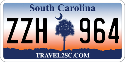 SC license plate ZZH964