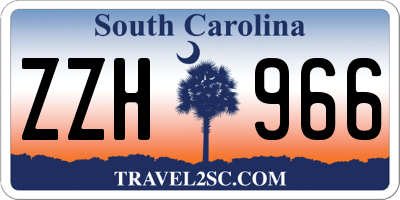 SC license plate ZZH966