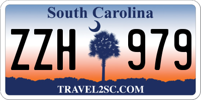 SC license plate ZZH979