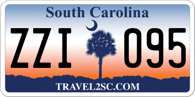 SC license plate ZZI095