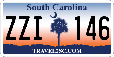 SC license plate ZZI146