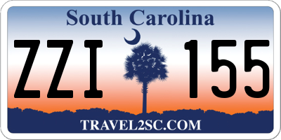 SC license plate ZZI155