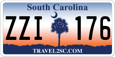 SC license plate ZZI176
