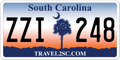 SC license plate ZZI248